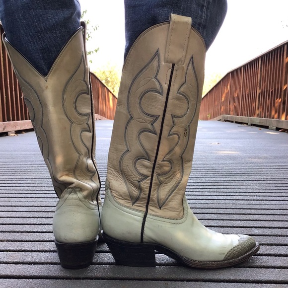 🤠 Vintage Laramie mint green Cowboy Boots - Picture 12 of 14